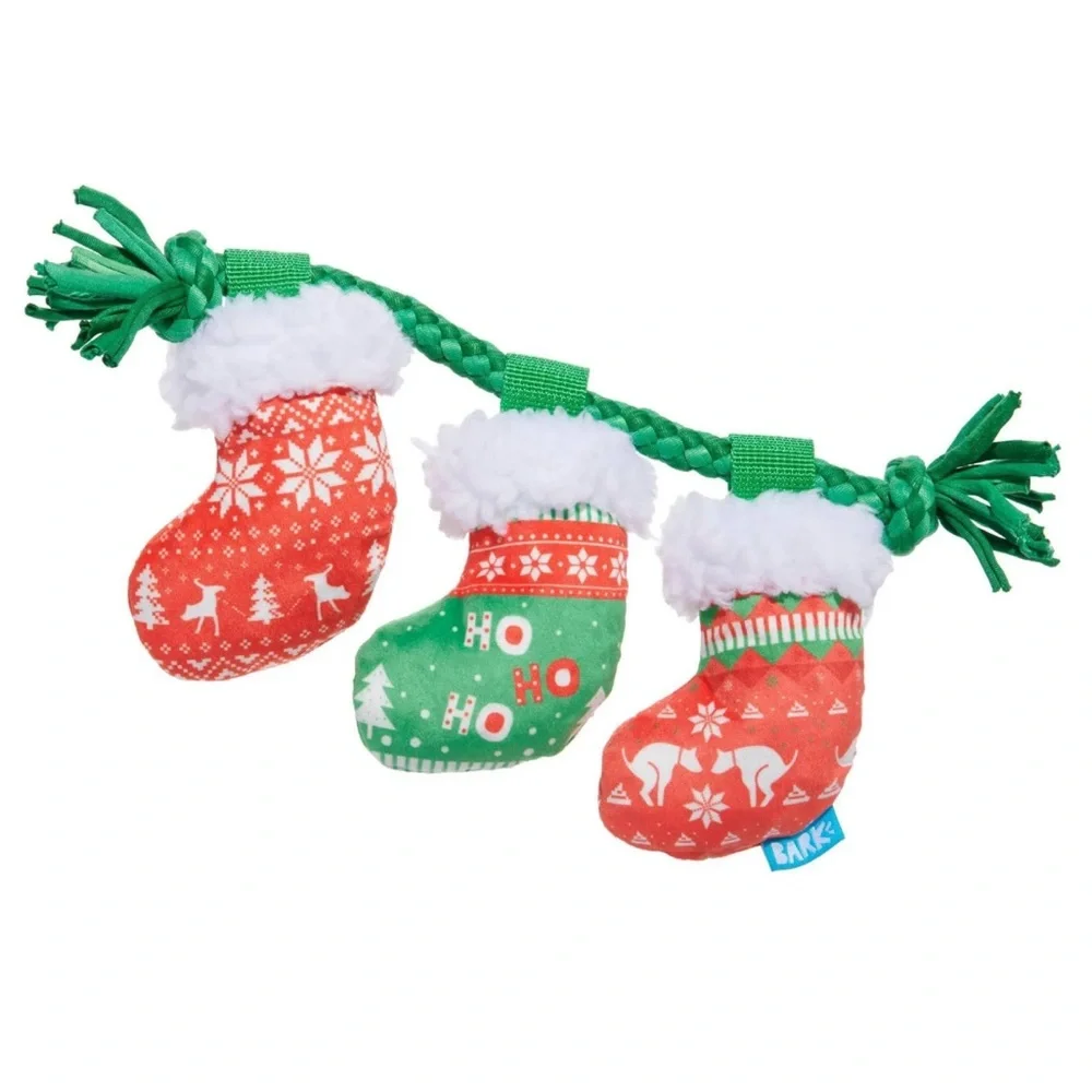 Bark The Night Before Christmutts Stocking Tuggers Toy